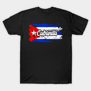 cuban flag Cuba Cubanita for proud Cubans T-Shirt